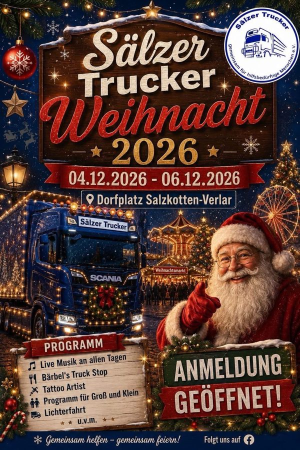 Affiche : Sälzer Trucker Weihnacht